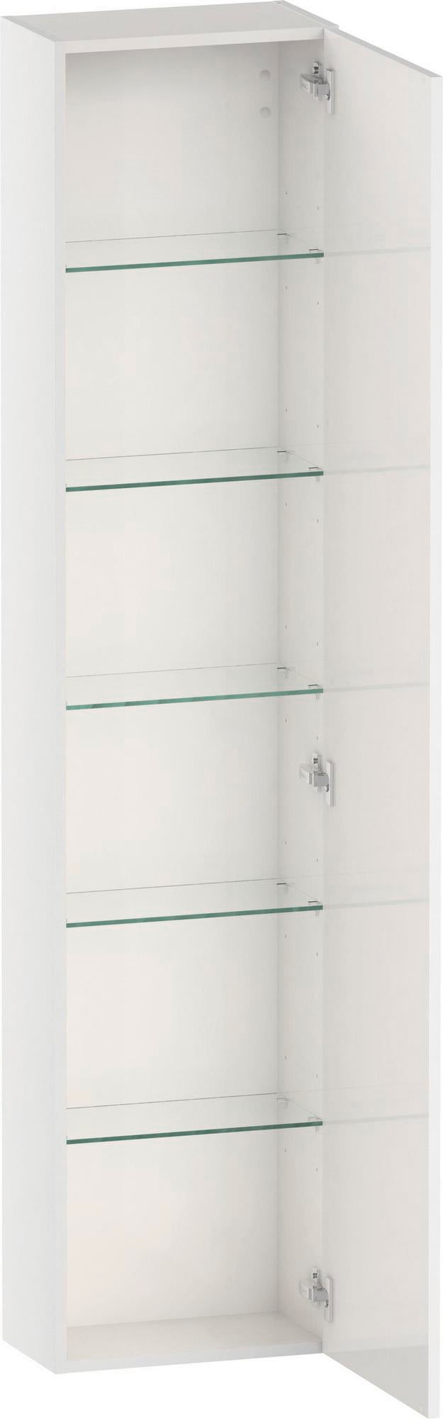 DURAVIT DuraStyle Hochschrank 400 mm betongrau matt, 1 Tür links, Soft-Close