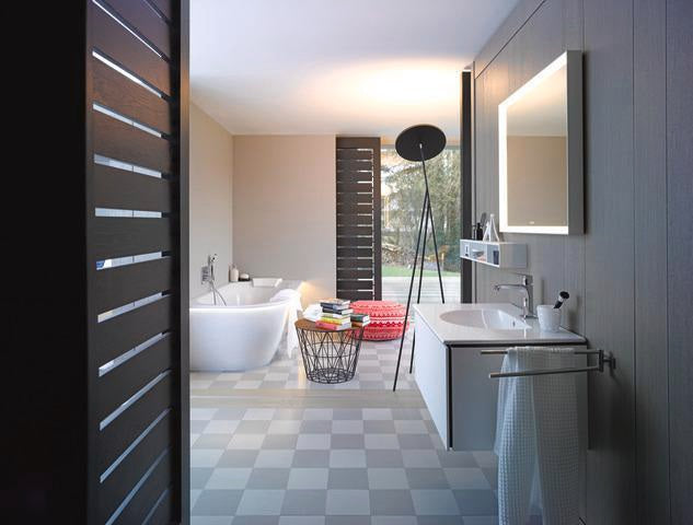 DURAVIT L-Cube Regalelement 800 mm, 3 Fächer, betongrau matt, wandhängend