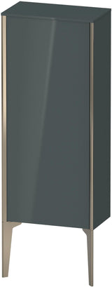 Duravit XViu Halbhochschrank 400 mm dolomiti grey hochglanz mit Tip-on Technik