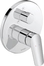 Duravit No.1 Einhebel-Wannenmischer Unterputz mit Keramikmischsystem und Umstellventil in Chrom