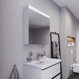 DURAVIT Spiegelschrank BETTER mit LED-Beleuchtung, 760 mm, Anschlag links, Front- und Innenspiegel
