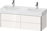 Duravit XSquare Waschtischunterbau 1184 mm wandhängend mit Schubkasten in s-matt