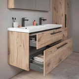 DURAVIT D-Code Spiegelschrank 1200 mm mit LED-Beleuchtung, 2 Türen, Front- und Innenspiegel