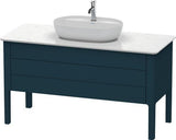Duravit Luv Waschtischunterbau 1338 mm, weiß seidenmatt, bodenstehend, Tip-On