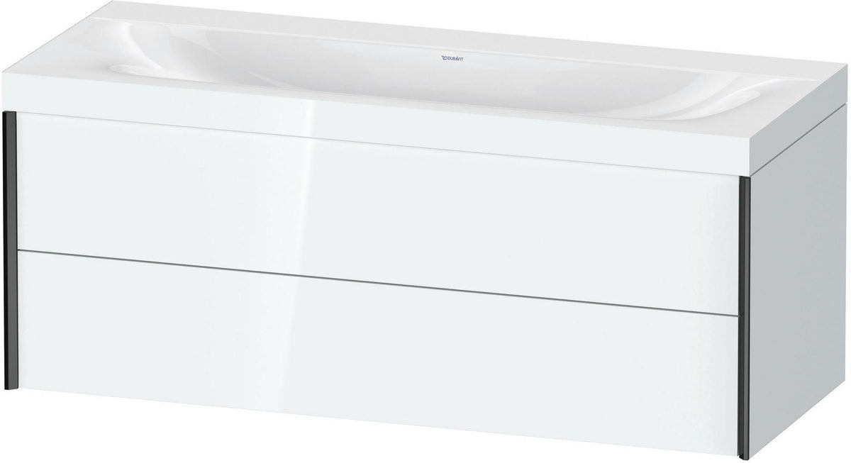 DURAVIT XViu c-bonded Waschtischunterbauset 1200 mm wandhängend mit 2 Schubkästen