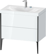 DURAVIT XViu c-bonded Waschtischset 800 mm mit 2 Auszügen, bodenstehend, Soft-Close
