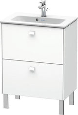 Duravit Waschtischunterbau Brioso Compact 683 mm betongrau matt mit 2 Auszügen