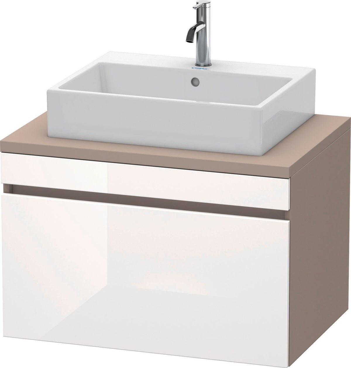 DURAVIT DuraStyle Konsolenunterschrank 800 mm betongrau matt mit 1 Auszug