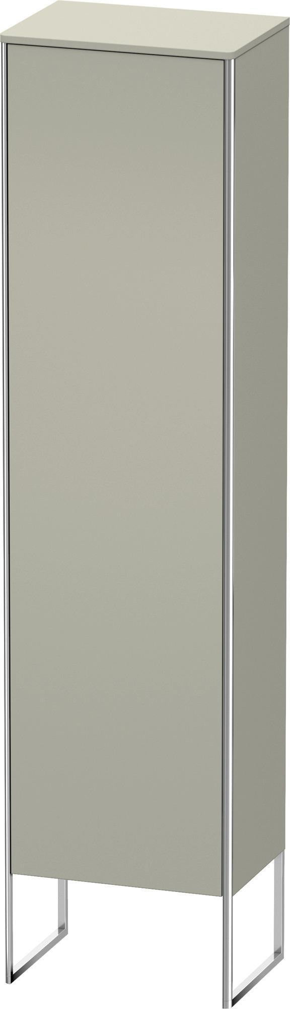 DURAVIT XSquare Hochschrank taupe seidenmatt, rechts, 2016 mm, mit Tip-On und Dämpfung