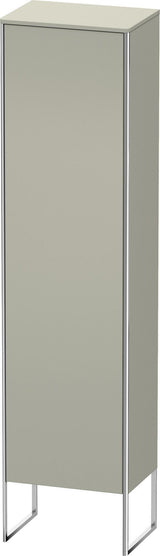 DURAVIT XSquare Hochschrank taupe seidenmatt, rechts, 2016 mm, mit Tip-On und Dämpfung