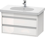 DURAVIT Waschtischunterbau Ketho wandhängend 800 mm, 2 Schubkästen, weiß matt, für D-Code 034285