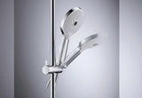 DURAVIT Duschsystem C.1 mit Brausethermostat, Schwarz Matt, Kopf- und Handbrause