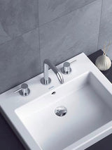 DURAVIT Circle 3-Loch Waschtischarmatur Keramikmischsystem Chrom Hochglanz