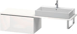 DURAVIT L-Cube Unterschrank für Konsole 820 mm, 1 Auszug, Weiß Matt, Tip-on