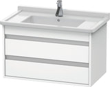 DURAVIT Ketho Waschtischunterbau wandhängend 800 mm weiß matt mit 2 Schubkästen