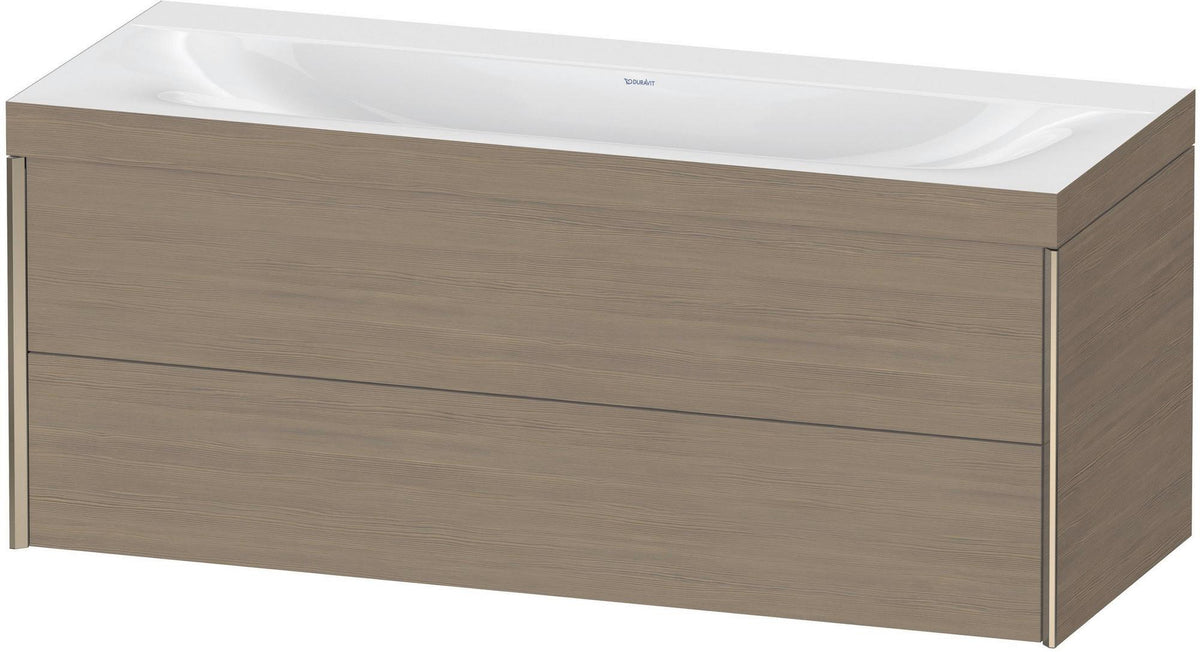 DURAVIT XViu c-bonded Waschtischunterbauset 1200 mm wandhängend mit 2 Schubkästen