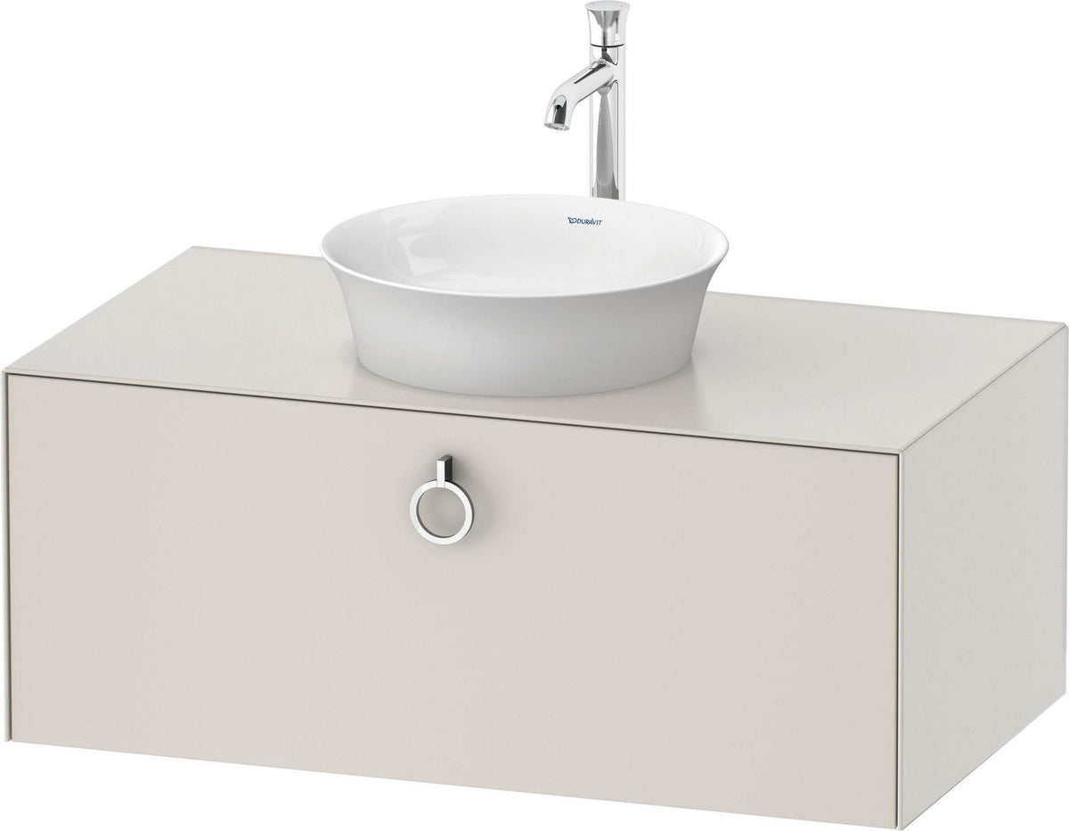 DURAVIT White Tulip Waschtischunterbau 1000 mm, 1 Auszug, wandhängend, weiß seidenmatt