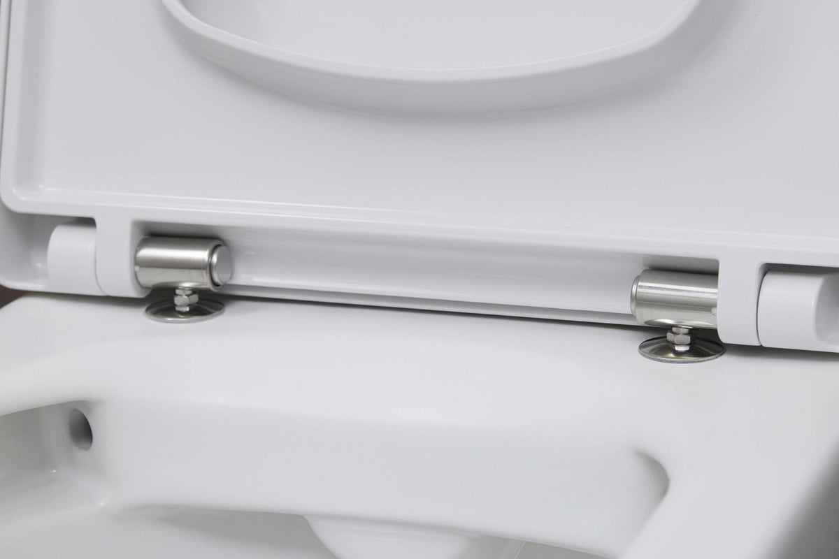 DURAVIT Wand-WC ME by Starck 570 mm spülrandlos mit WonderGliss Weiß