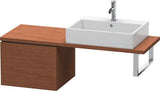 Duravit L-Cube Konsolenunterschrank 520 mm amerikanisch Nussbaum mit Tip-On-Technik