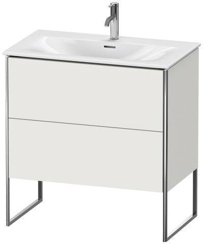 Duravit Waschtischunterbau XSquare 810x840x478mm mit 2 Auszügen, s-matt und Ahorn-Esche