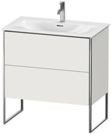 Duravit Waschtischunterbau XSquare 810x840x478mm mit 2 Auszügen, s-matt und Ahorn-Esche