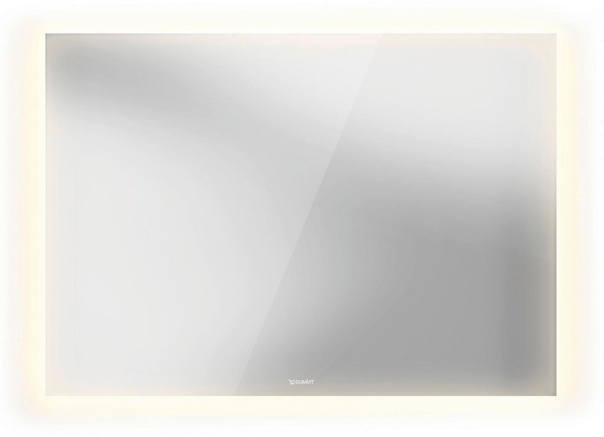 DURAVIT Licht & Spiegel Wandspiegel 1200x700 mm mit Heizung, LED und Sensorschalter – Weiß