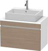 DURAVIT DuraStyle Konsolenwaschtischunterbau 800 mm Eiche Terra/Weiß Matt mit 1 Auszug