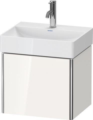 Duravit Waschtischunterbau XSquare Compact 484 mm – Wandhängend, 1 Auszug, Weiß Matt