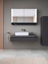 DURAVIT Qatego Aufsatzbecken mit Konsole 1000 mm Weiß Hochglanz HygieneGlaze