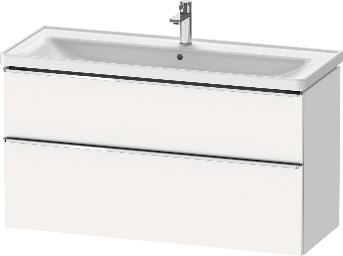 DURAVIT D-Neo Waschtischunterbau 1184 mm Eiche Schwarz mit Bronze Griff