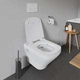 DURAVIT DuraStyle Wand-WC 540 mm spülrandlos mit WonderGliss, weiß