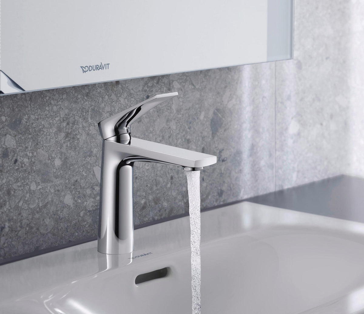 DURAVIT Tulum by Starck Einhebel-Waschtischmischer M Chrom, ohne Zugstange, mit Kaltstart-Funktion