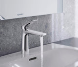 DURAVIT Tulum by Starck Einhebel-Waschtischmischer M Chrom, ohne Zugstange, mit Kaltstart-Funktion