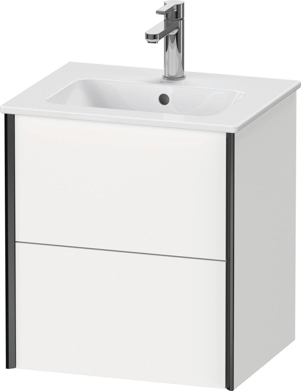 DURAVIT XViu Waschtischunterbau wandhängend 510 mm mit 2 Schubkästen und Tip-on Technik