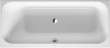 DURAVIT Happy D.2 Badewanne 1600x700 mm Einbau Rechteck Weiß mit Überlauf