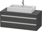graphit matt / 2 Schubladen / anthrazit