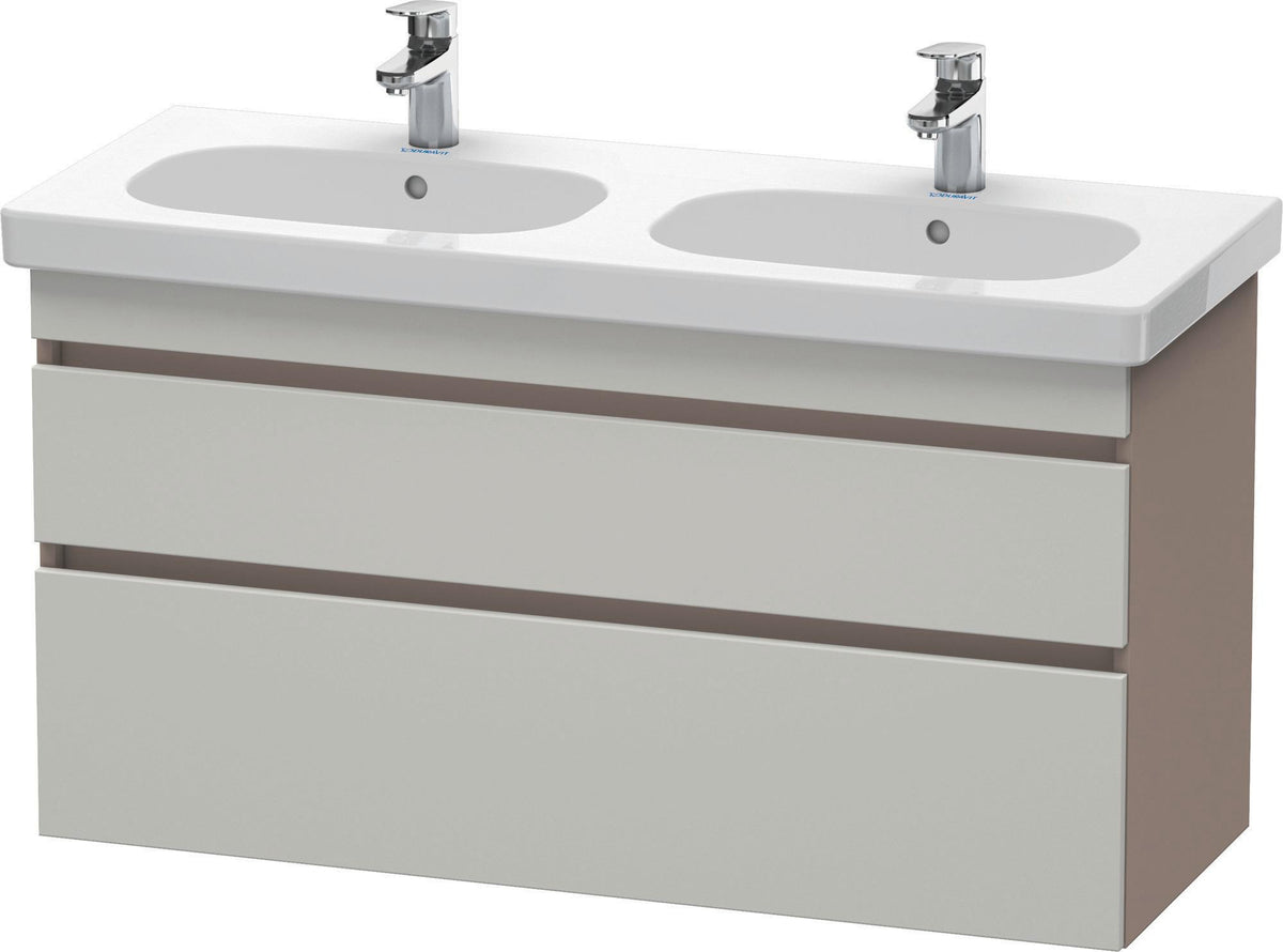Duravit DuraStyle Waschtischunterbau 1150 mm, 2 Schubkästen, weiß matt – wandhängend