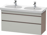 Duravit DuraStyle Waschtischunterbau 1150 mm, 2 Schubkästen, weiß matt – wandhängend