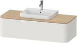 DURAVIT Happy D.2 Konsolenwaschtischunterbau 1300 mm taupe supermatt mit Tip-On-Technik & LED