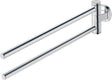 DURAVIT D-Code Handtuchhalter 2-armig schwenkbar 447 mm Chrom