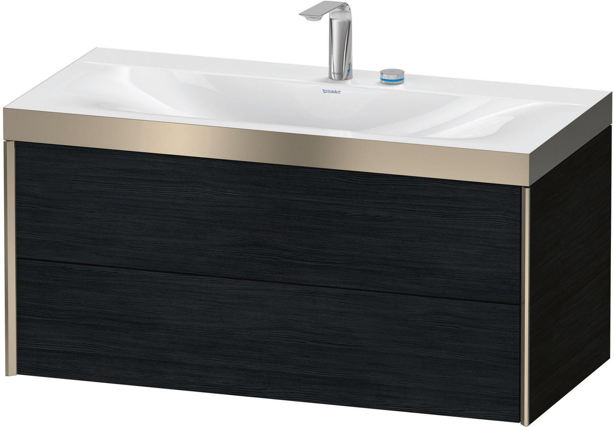 DURAVIT XViu c-bonded Waschtischunterbauset 1000 mm Eiche mit 2 Schubkästen