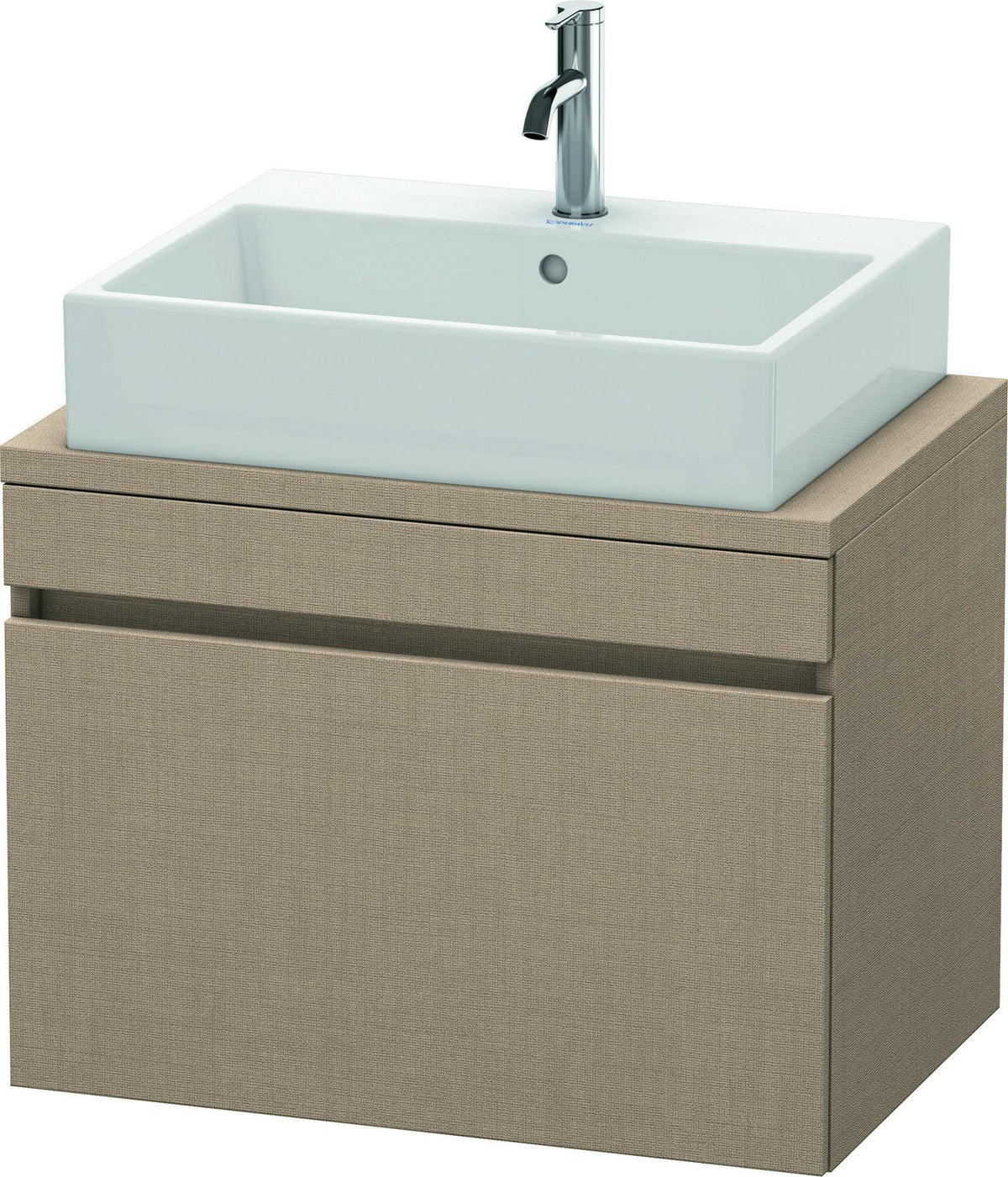 DURAVIT DuraStyle Konsolenunterschrank 700 mm betongrau matt mit Soft-Close-Auszug