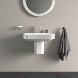 DURAVIT Spiegel Happy D.2 700x700 mm mit Beleuchtung, Spiegelheizung und berührungslosem Bedienfeld