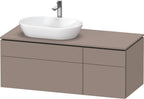 basalt matt / Spanplatte / 2 Schubkästen, 2 Auszüge