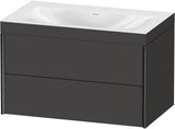 DURAVIT XViu c-bonded Waschtischset wandhängend 800x480x503mm mit 2 Schubkästen, Push-Open und Soft-Close