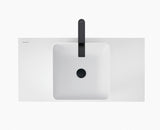 DURAVIT Sivida Waschtischset 1080x500 mm Aufsatzbecken mit Konsole, medizinische Ausführung