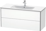 Duravit XSquare Waschtischunterbau 1210 mm mit 2 Schubkästen, s-matt, für ME by Starck