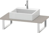 Duravit L-Cube Konsole variabel 800-2000 mm Weiß Matt mit Waschschüssel-Aussparung