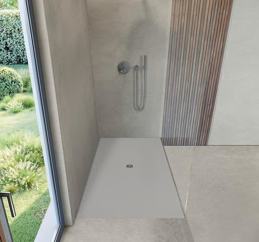 DURAVIT Sustano Duschwanne 1700x900x30 mm Mineralguss Cream Matt – Rechteckig, Bodenbündig