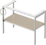 DURAVIT White Tulip Metallkonsole 984 mm Taupe Hochglanz von Philippe Starck